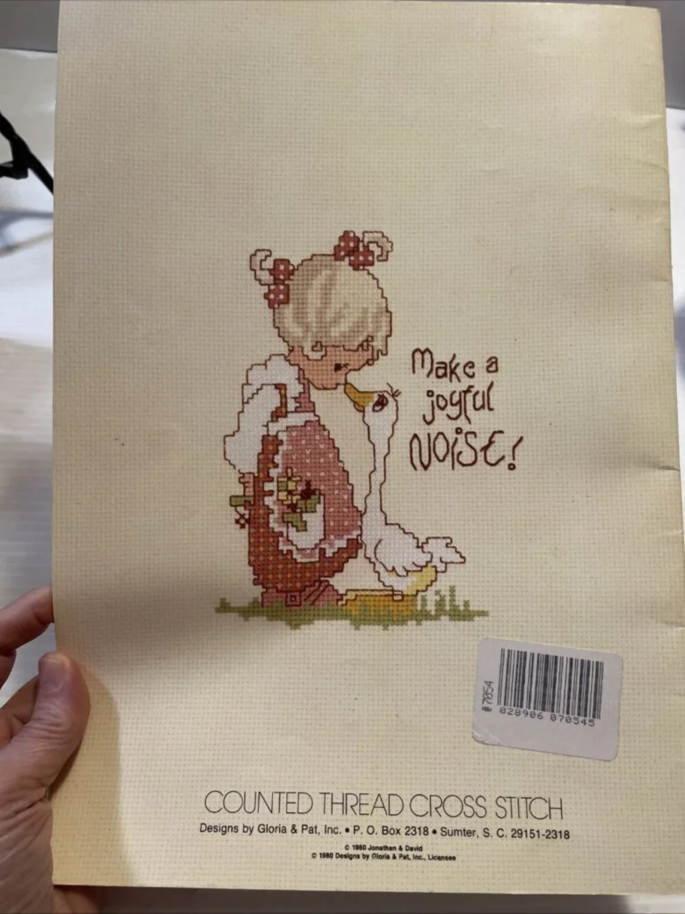 Precious Moments PM-1 Counted Cross Stitch Booklet Gloria & Pat 1980 - VGUC